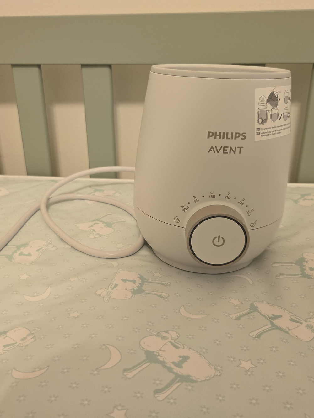 Philips Avent White Baby Bottle Warmer